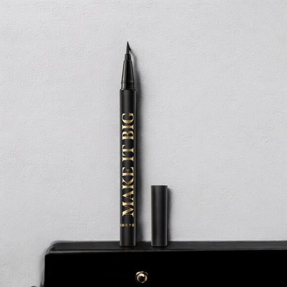 Morphe New Make It Big brush tip liquid eyeliner in Bold Black 0.55 ml - Picture 4 of 4